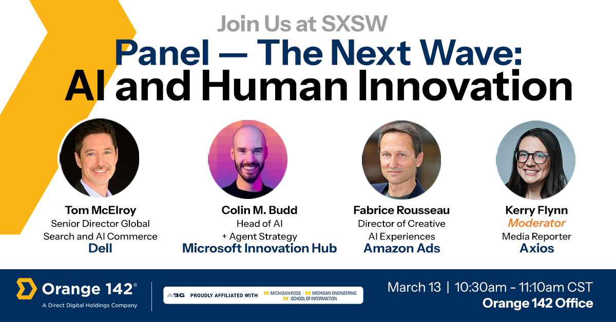 Client Innovation Panel The Next Wave: AI and Human Innovation Panel at SXSW
